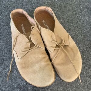 Vivo Barefoot Tan suede shoes for Men